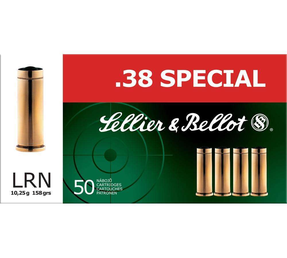 Ammunition Sellier&Bellot Pistol 38Special S&B 38SPL 158GR LRN 50/1000